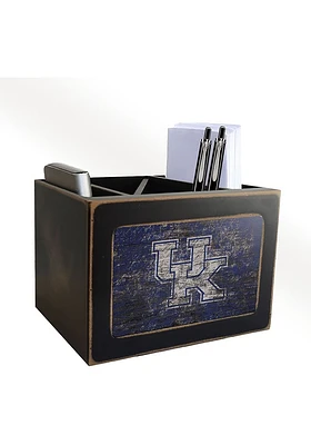 Kentucky Wildcats Distressed Desktop Organizer Desk Accessory