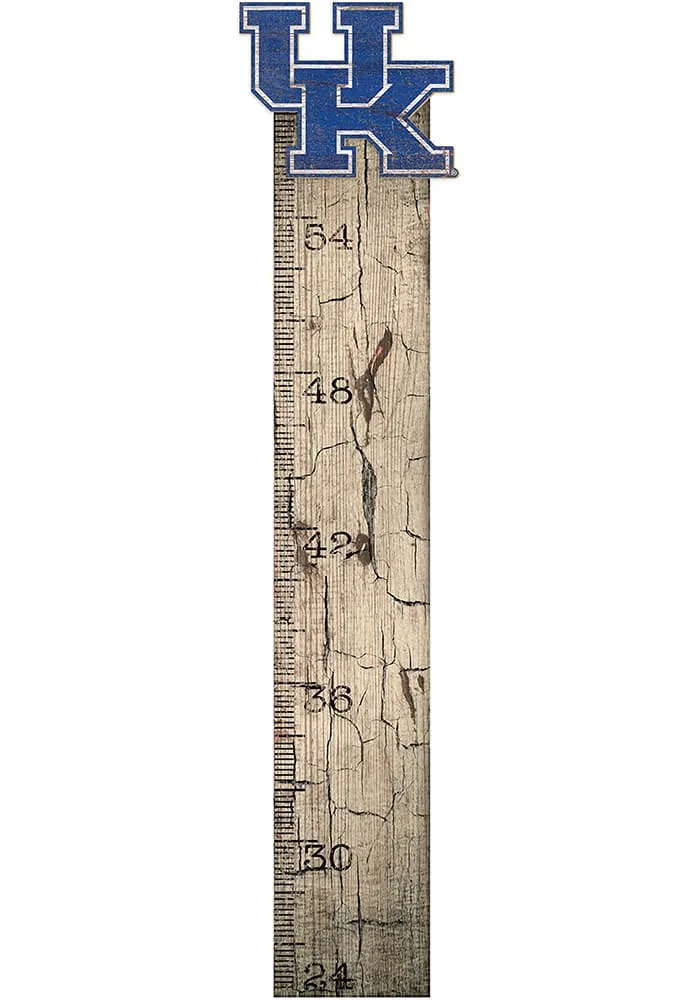 Kentucky Wildcats Growth Chart Sign