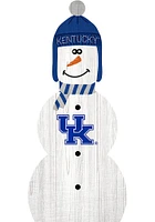 Kentucky Wildcats Snowman Leaner Sign