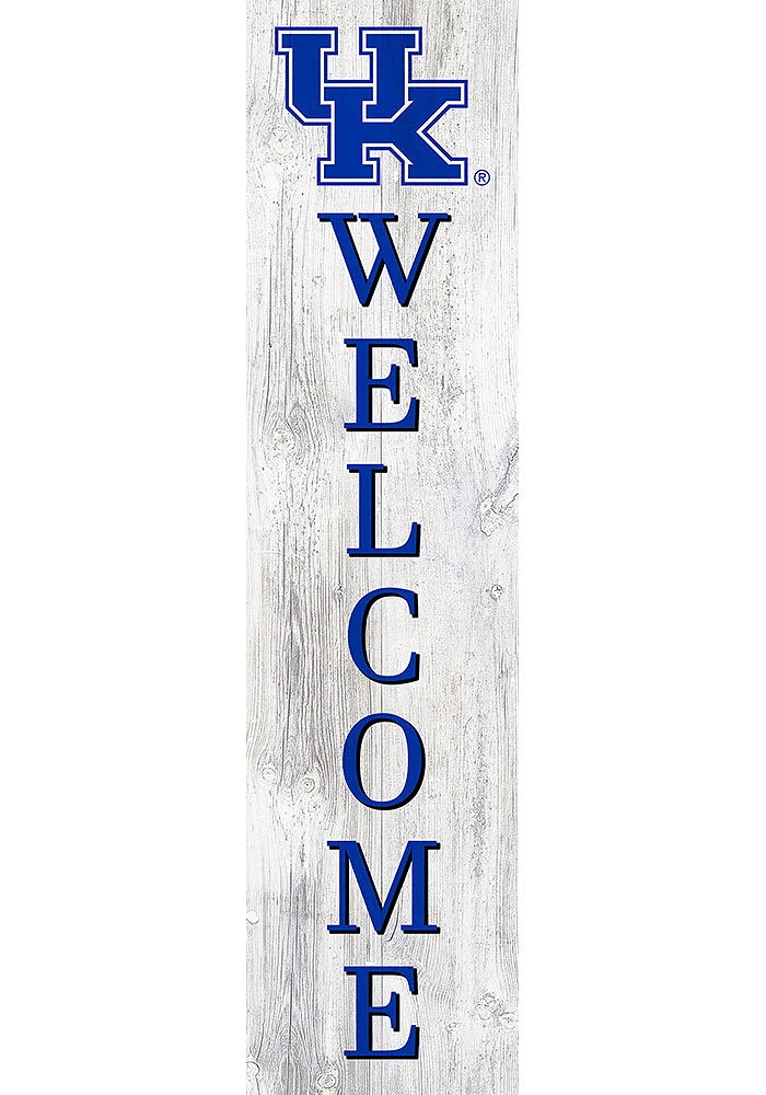 Kentucky Wildcats 48 Inch Welcome Leaner Sign - Blue
