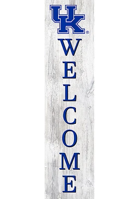 Kentucky Wildcats 48 Inch Welcome Leaner Sign - Blue