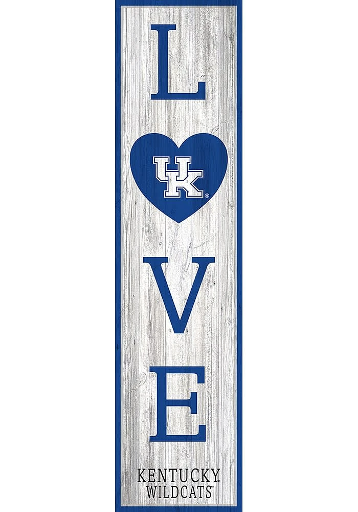 Kentucky Wildcats 48 Inch Love Leaner Sign - Blue
