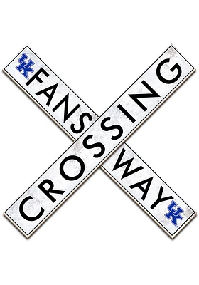 Kentucky Wildcats 48 Inch Fans Way Crossing Wall Art