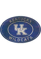 Kentucky Wildcats 46 Inch Heritage Oval Sign