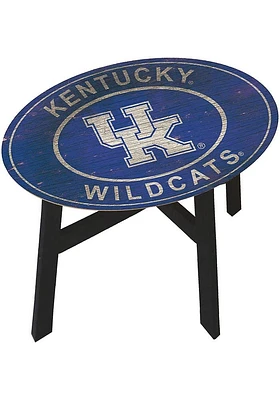 Kentucky Wildcats Vintage Heritage Side Blue End Table