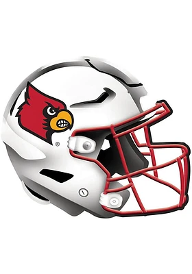 Louisville Cardinals 12in Authentic Helmet Sign - Red