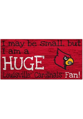 Louisville Cardinals Huge Fan Sign - Red