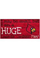 Louisville Cardinals Huge Fan Sign - Red