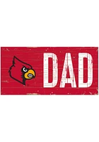 Louisville Cardinals DAD Sign - Red