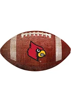 Louisville Cardinals Baseball Shaped Sign - Red