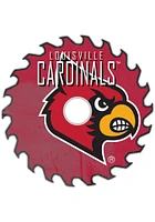 Louisville Cardinals Rust Circular Saw Sign - Red