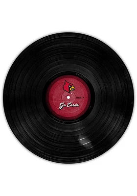 Louisville Cardinals 12 Inch Vinyl Circle Sign - Red
