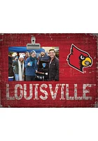 Louisville Cardinals Team Clip Picture Frame - Red