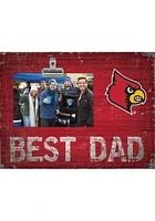 Louisville Cardinals Best Dad Clip Picture Frame - Red