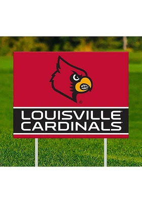 Louisville Cardinals Team Yard Sign - Red