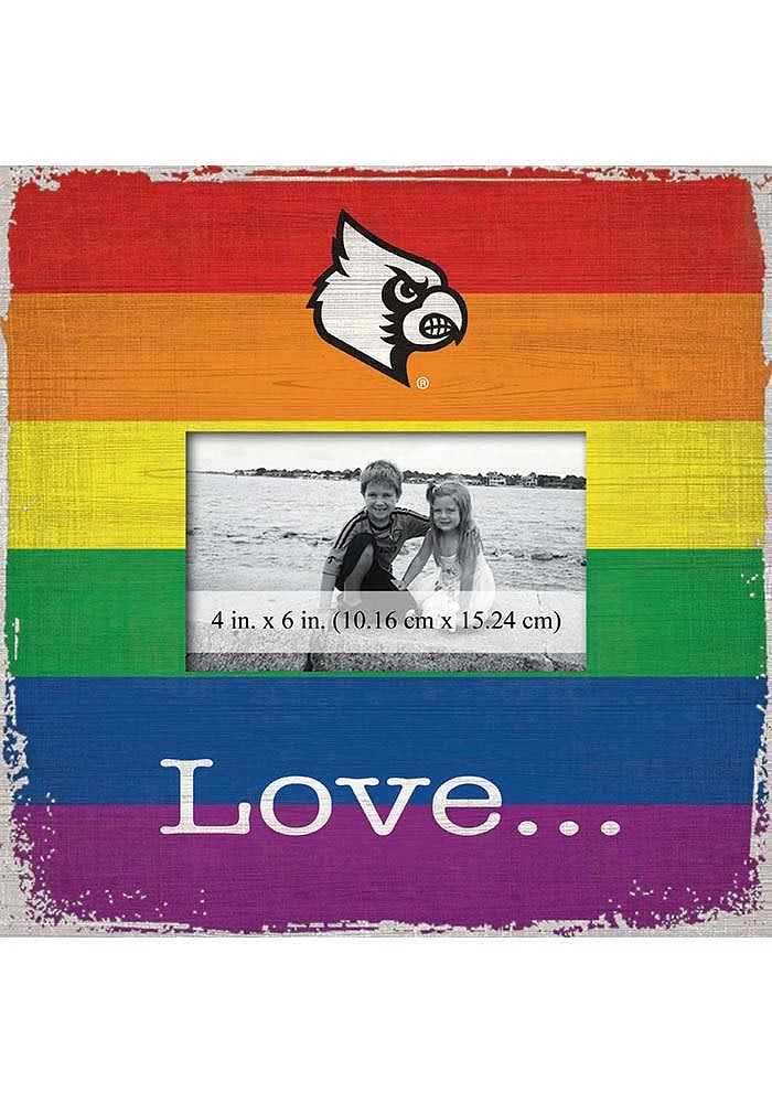 Louisville Cardinals Love Pride Picture Frame - Red