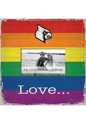 Louisville Cardinals Love Pride Picture Frame - Red