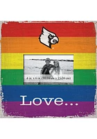Louisville Cardinals Love Pride Picture Frame - Red