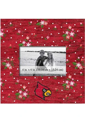 Louisville Cardinals Floral Picture Frame - Red