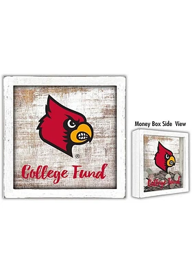 Louisville Cardinals College Fund Box Sign - Red