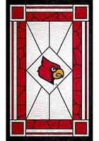 Louisville Cardinals Stained Glass Sign - Red