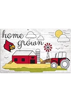 Louisville Cardinals Home Grown Sign - Red