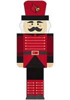 Louisville Cardinals 31 Inch Nutcracker Leaner Sign - Red