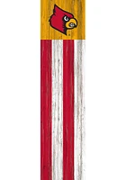 Louisville Cardinals 48 Inch Flag Leaner Sign - Red