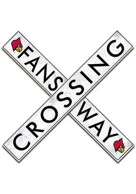 Louisville Cardinals 48 Inch Fans Way Crossing Wall Art