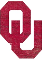 Oklahoma Sooners 8 In Dye Cut Logo Sign - Red