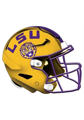 LSU Tigers 24in Helmet Cutout Sign - Purple