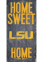 LSU Tigers Home Sweet Home Sign - Purple