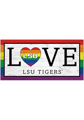 LSU Tigers LGBTQ Love Sign - Purple