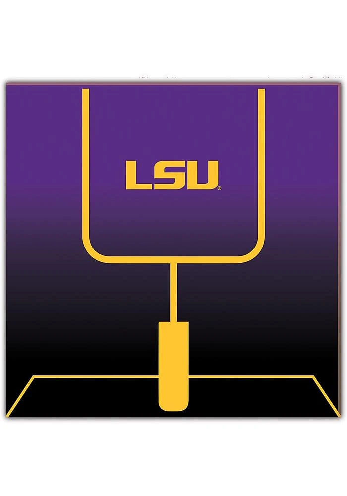 LSU Tigers Goal Gradient Sign - Purple