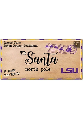 LSU Tigers To Santa Decor