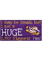 LSU Tigers Huge Fan Sign - Purple