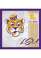 LSU Tigers Album Sign - Purple