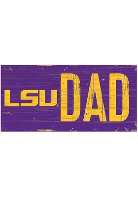 LSU Tigers DAD Sign - Purple