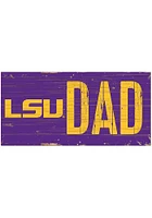 LSU Tigers DAD Sign - Purple