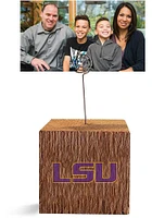 LSU Tigers Block Spiral Photo Holder Purple Desk Accessory