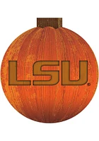 LSU Tigers Halloween Pumpkin Sign - Purple