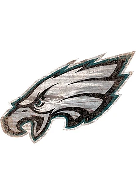 Philadelphia Eagles 8 In Dye Cut Logo Sign - White