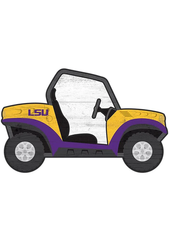 LSU Tigers ATV Cutout Sign - Purple