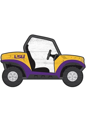 LSU Tigers ATV Cutout Sign - Purple