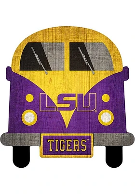 LSU Tigers Team Bus Sign - Purple