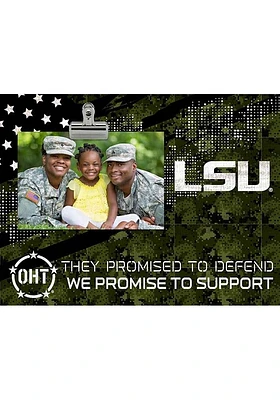 LSU Tigers OHT Clip Picture Frame - Purple