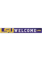 LSU Tigers Welcome Strip Sign - Purple