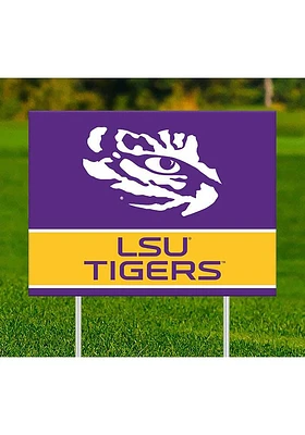 LSU Tigers Team Yard Sign - Purple