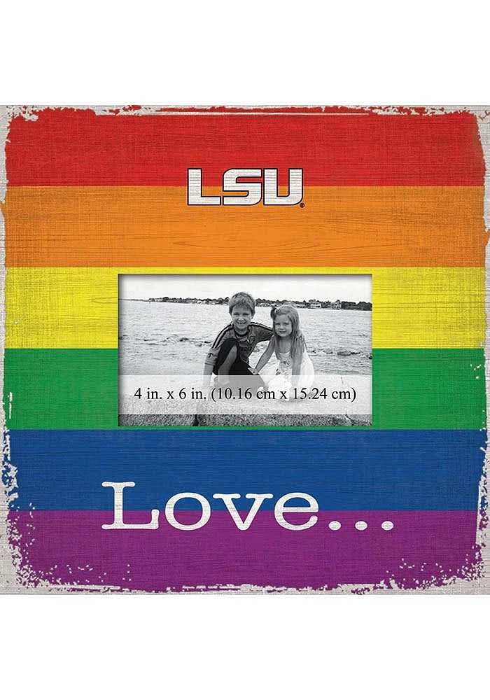 LSU Tigers Love Pride Picture Frame - Purple