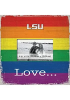 LSU Tigers Love Pride Picture Frame - Purple
